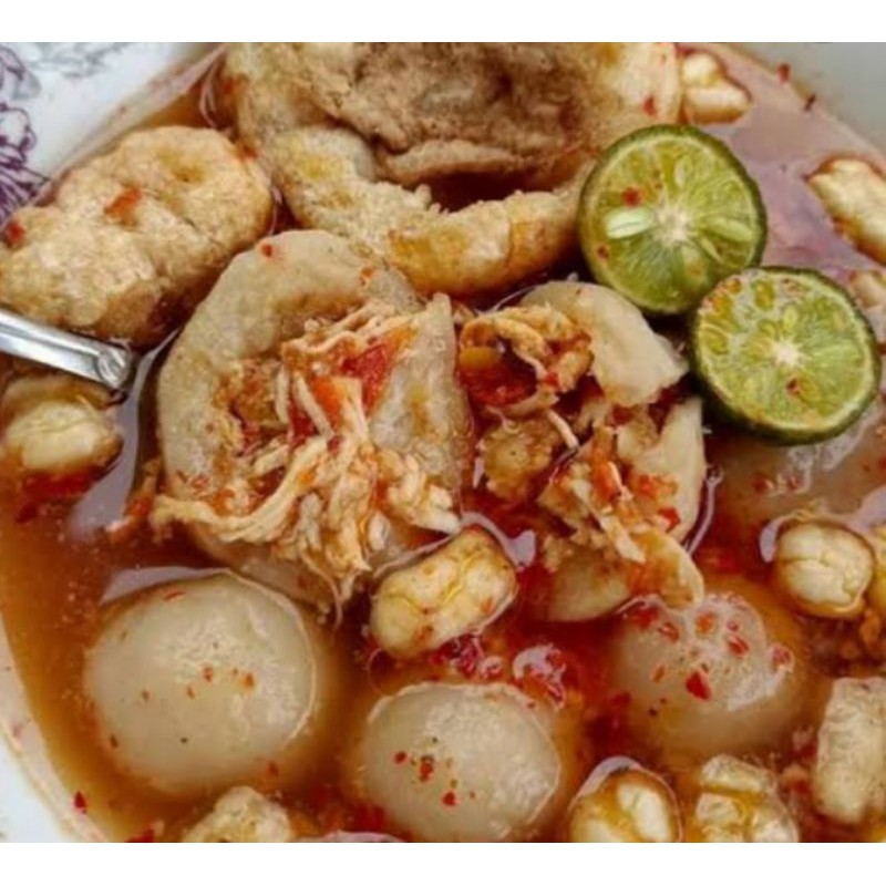 Baso Aci Isi Ayam Suwir Mercon Baso Aci Polos Baci Tomyam Shopee Indonesia