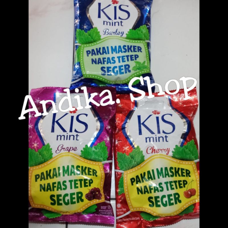 

permen kis kemasan bag 125gram (grape/Cherry/barley)