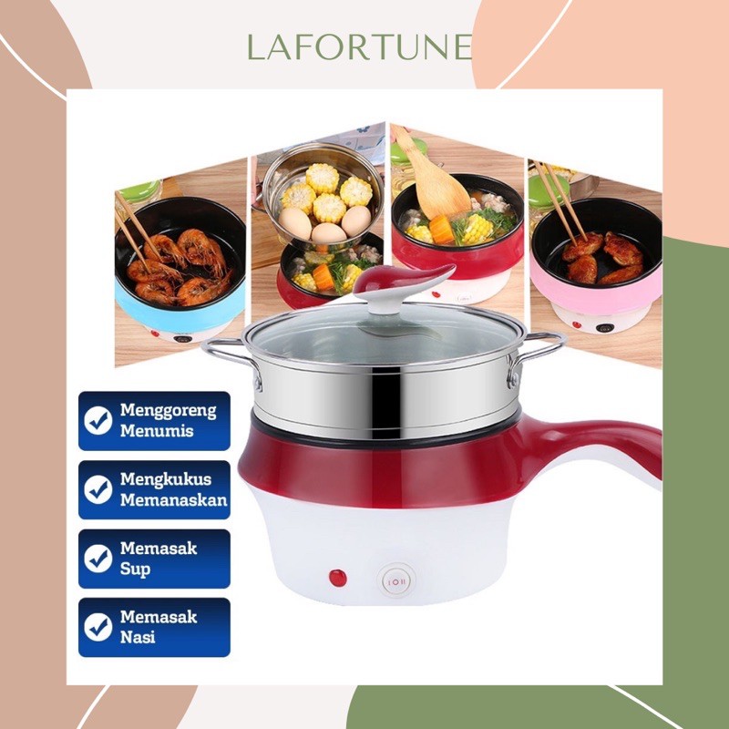 Pan To Go // Panci Elektrik Portable 1.5 Liter + Free Gift