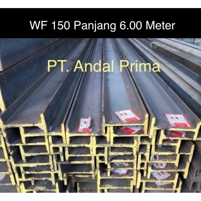 Wf 150 X 6 Meter - Besi Baja Iwf - Wide Flange Beams 024