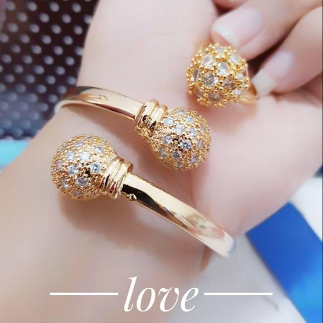 Gelang tangan bengel terlaris plus cincin