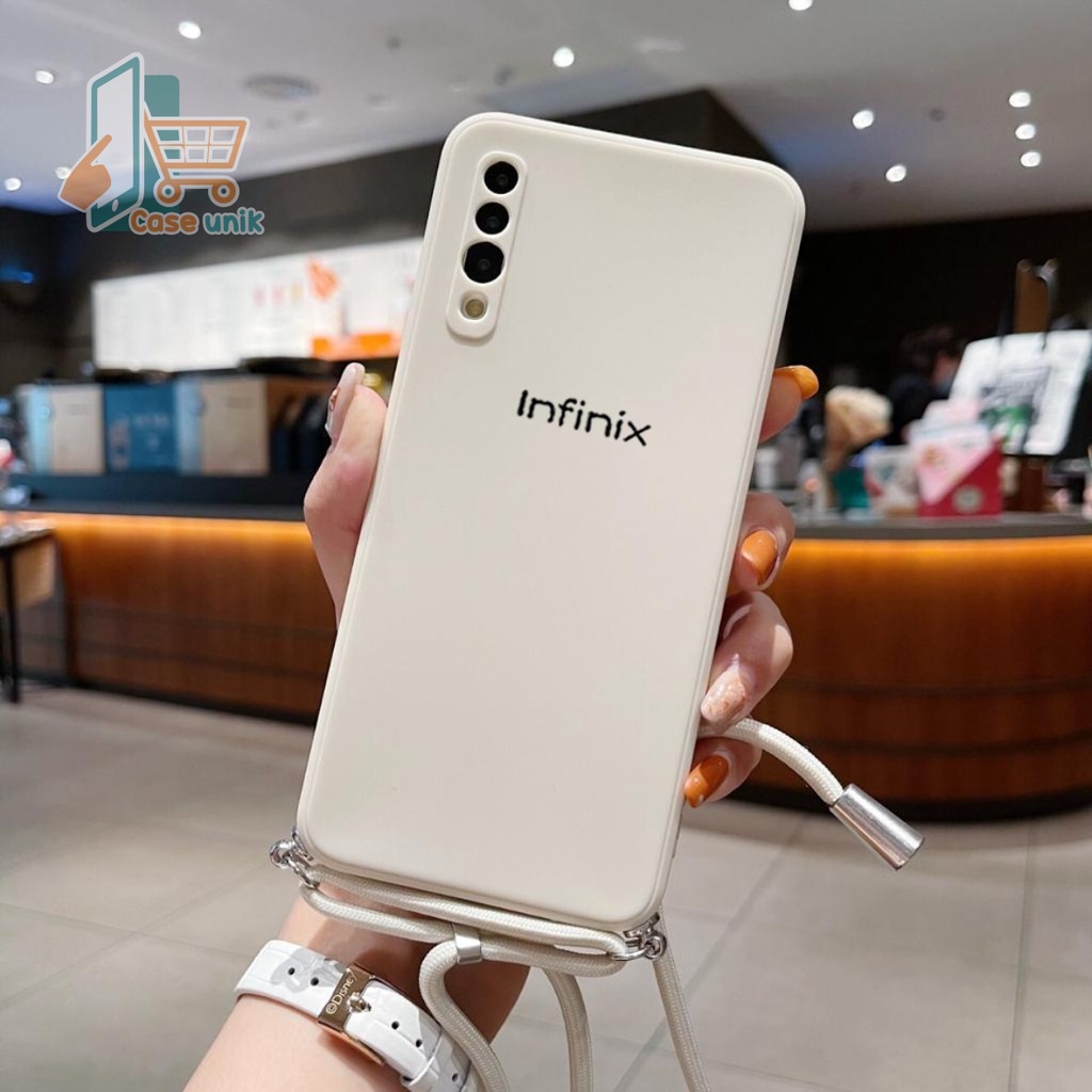 SOFTCASE SLINGCASE ORIGINAL SILIKON PELINDUNG KAMERA INFINIX SMART 4 5 NOTE 8 10 CS3914