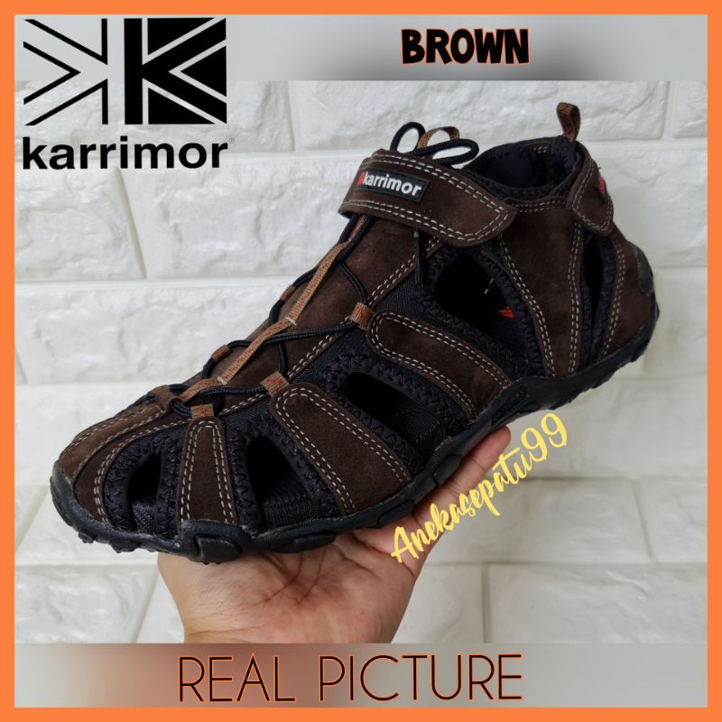 SANDAL GUNUNG SEPEDA MTB KARRIMOR PRIA DAN WANITA / SEPATU SANDAL OUTDOOR TRACKING HIKING / SANDAL KARRIMOR GUNUNG ANTI SLIP SOL KARET