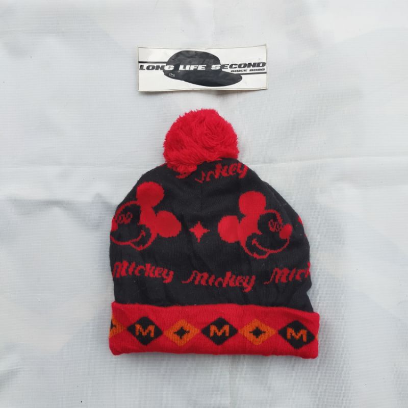 beanie hat kupluk disney second bekas preloved original branded