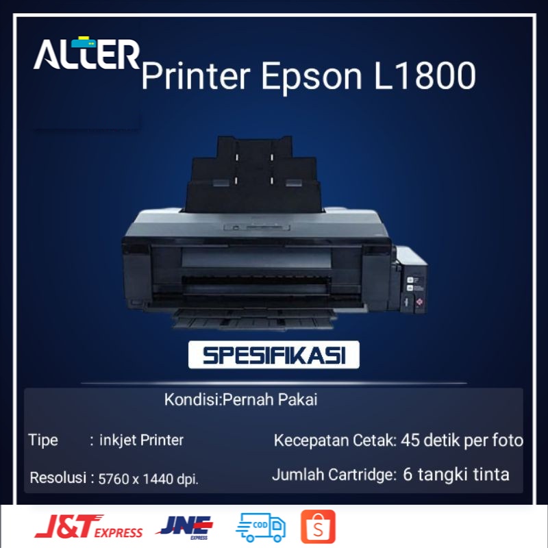 Jual PROMO BESAR BESARAN Printer Murah - Epson L1800 A3+ | Shopee Indonesia