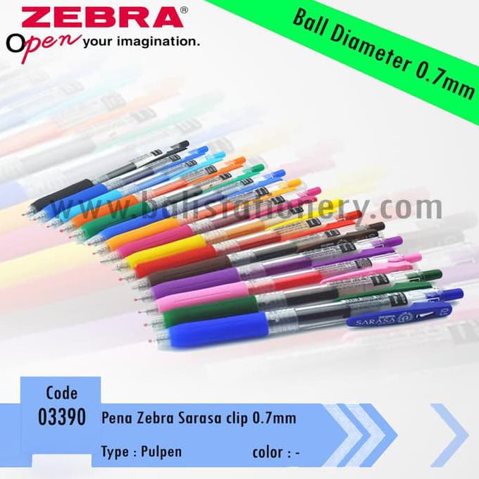 

Yang Dicari] Pena Gel Zebra Sarasa Clip 0.7 Mm - Biru