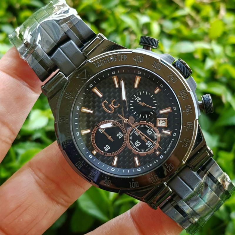 JAM TANGAN PRIA WANITA | RANTAI | KULIT | KARET | MURAH | PRIA GUESS COLLECTION Y35006G2 PAPER BAG