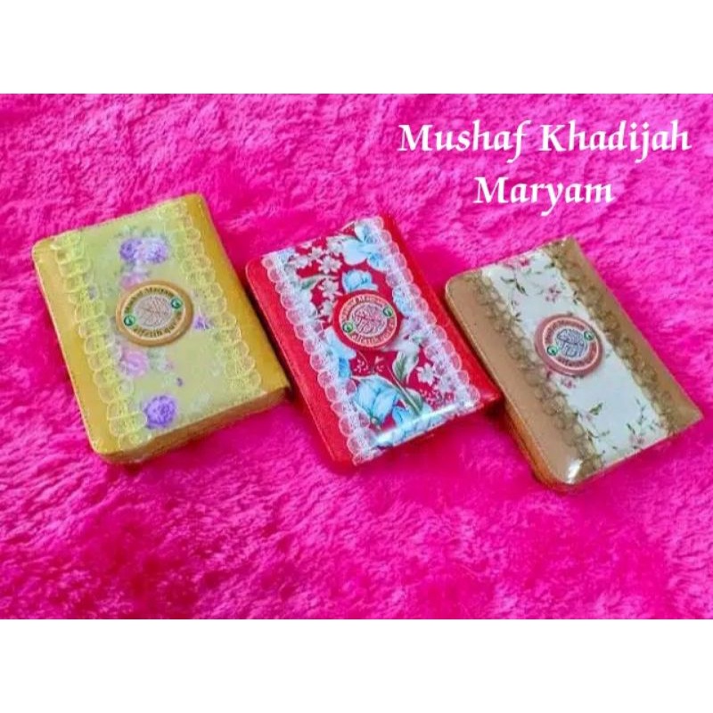 AlQuran Terjemahan - Quran Terjemah - Al Quran Tajwid Warna Maryam Resleting A6
