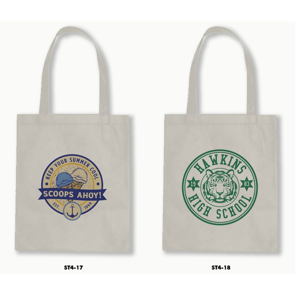 TOTE BAG RESLETING - STRANGER THINGS 4 - 01