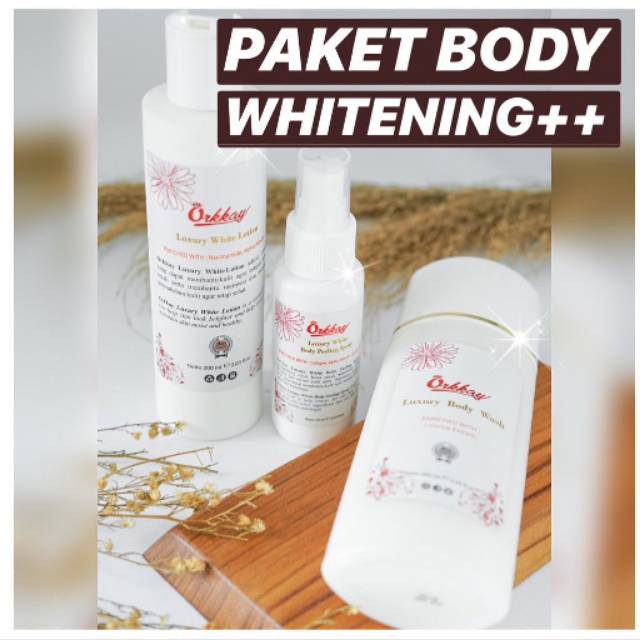 PAKET BODY WHITENING ORKKAY SKIN CARE LOTION PEMUTIH KULIT