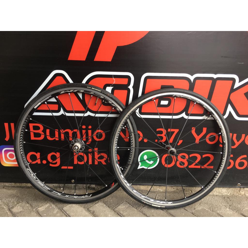 Wheelset Roadbike 700C Fulcrum Zero Wheelset Roadbike Ultra Smooth Bearings Rimbrake Velg Sepeda