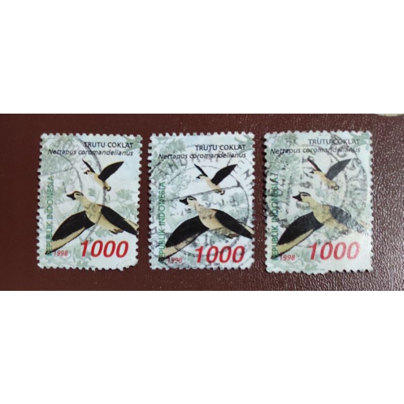 

perangko Indonesia trutu coklat