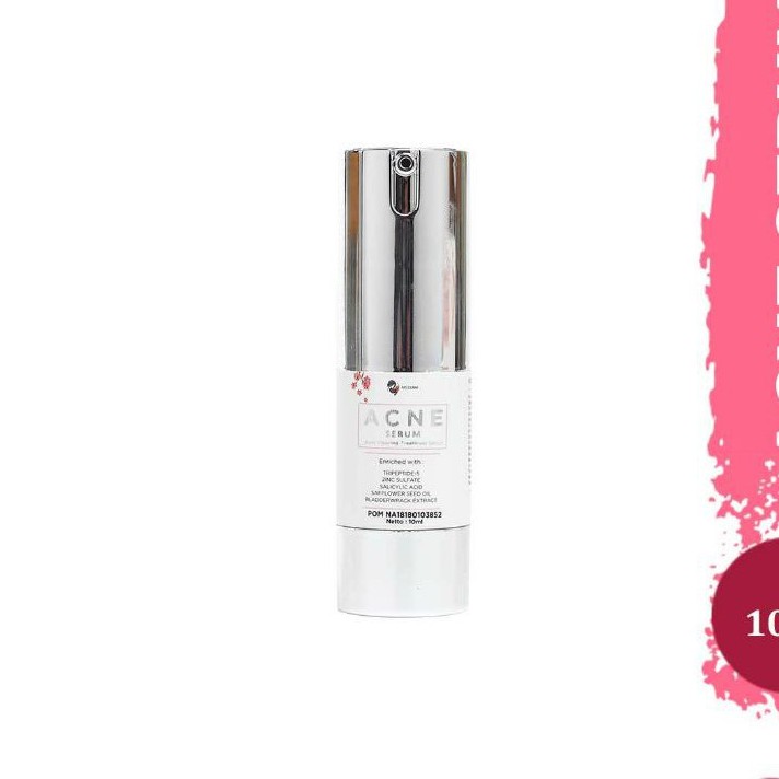 MS GLOW ACNE SERUM - SERUM ACNE  MS GLOW ISI 15 ML KEMASAN BARU