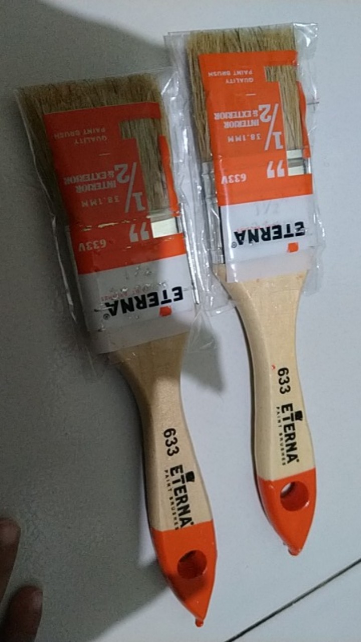 Kuas Cat Tembok Eterna Asli 633 11/2 Kualitas Bagus Bulu Kuat Awet