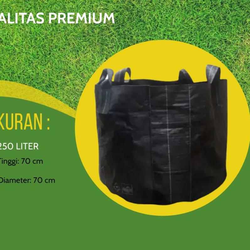 Big Sale Planter Bag Hijau 150 200 250 Liter Pot Tanaman PlanterBag Media Tanam Pot Tanaman ン