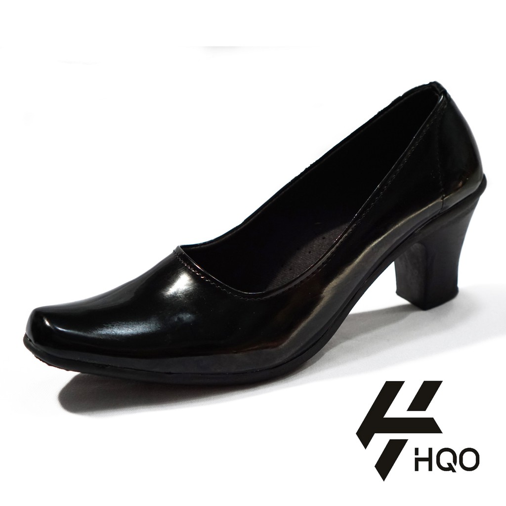 HQo Sepatu Pantofel Wanita Gita / Sepatu Wanita Formal Hitam / Sepatu Kerja Wanita / Sepatu Pantopel Wanita Hak Tinggi / Sepatu Pantofel Hitam Kilap Glossy Glosy Wanita / Sepatu Wanita Hitam 37-41 / Sepatu Kerja Cewek Sekretaris Kantor / Sepatu Guru Polos