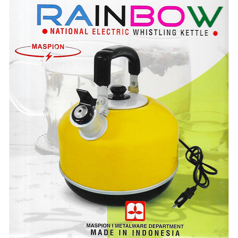 Teko Bunyi Listrik Maspion 22 Aluminium Rainbow