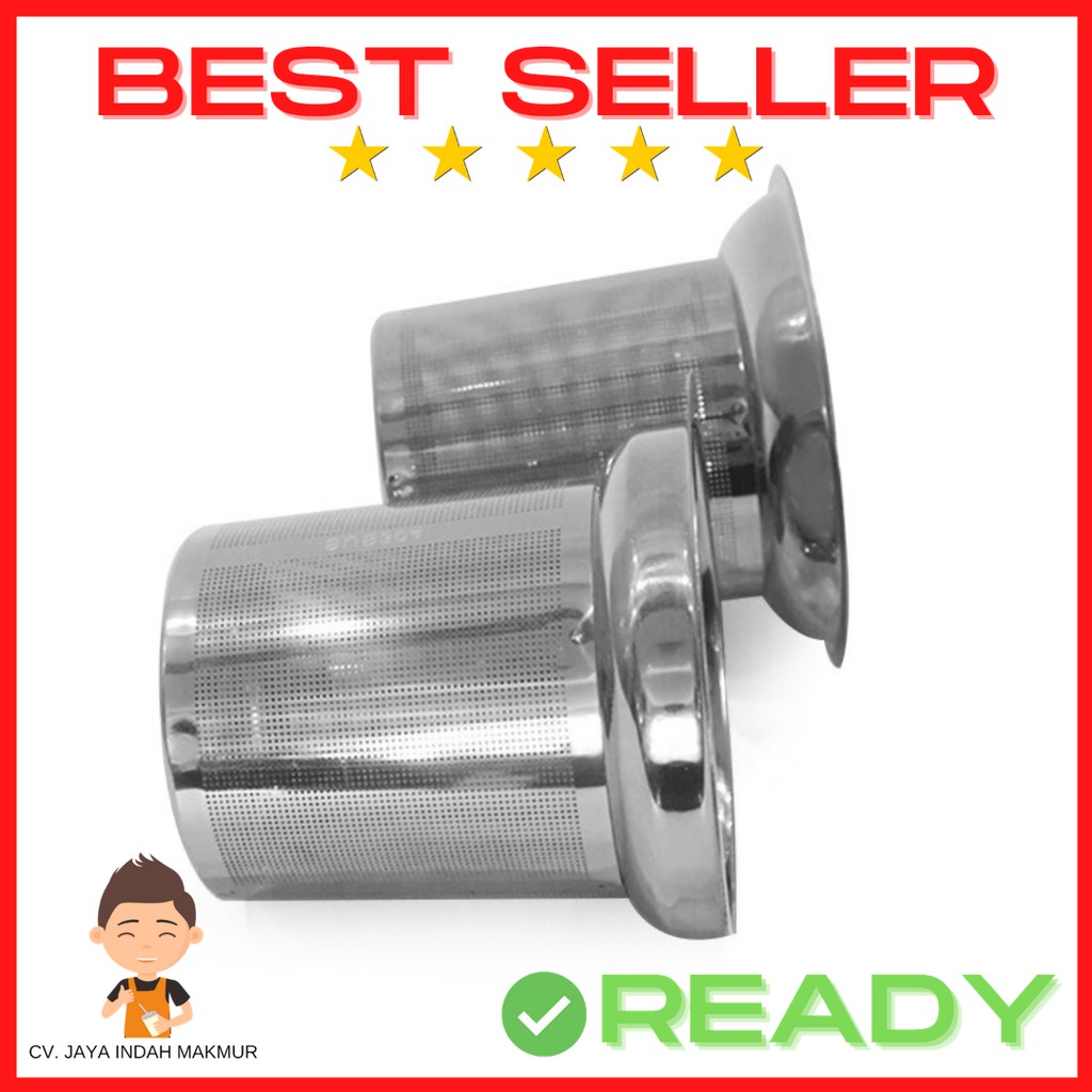 Saringan Teh Kopi Stainless Penyeduh Teh Kopi Stainless Steel TEA Strainer Metal Filter