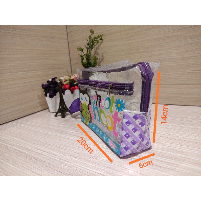 Dompet Kosmetik Transpatan / Tas Kosmetik Transparan