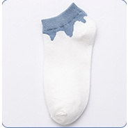 ⭐️𝐈𝐇𝐒 𝟑𝟐𝟐⭐️Kaos Kaki Wanita Motif Catur New Fashion Korean Style Socks Breathable-Putih