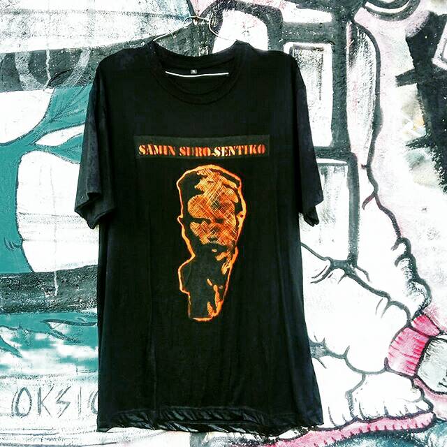 kaos woodcut samin