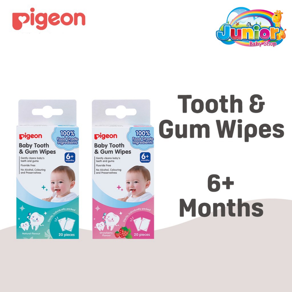 Pigeon Baby Tooth&amp;Gum Wipes 20s