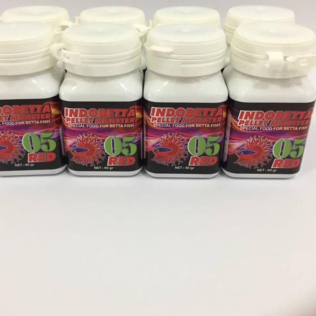 

Pellet monster RED 05/pakan ikan cupang giant/pakan indukan