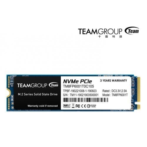 SSD NVMe Team MP33 M.2 / M2 512 GB - NVMe 512GB