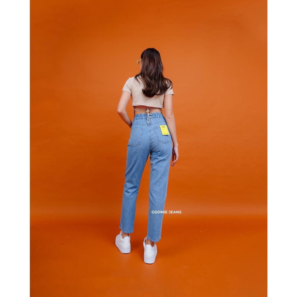 GOJINIEJEANS - Highwaist Comfort Boyfriend Jeans - 4680 -  COMFORT BOYFRIEND