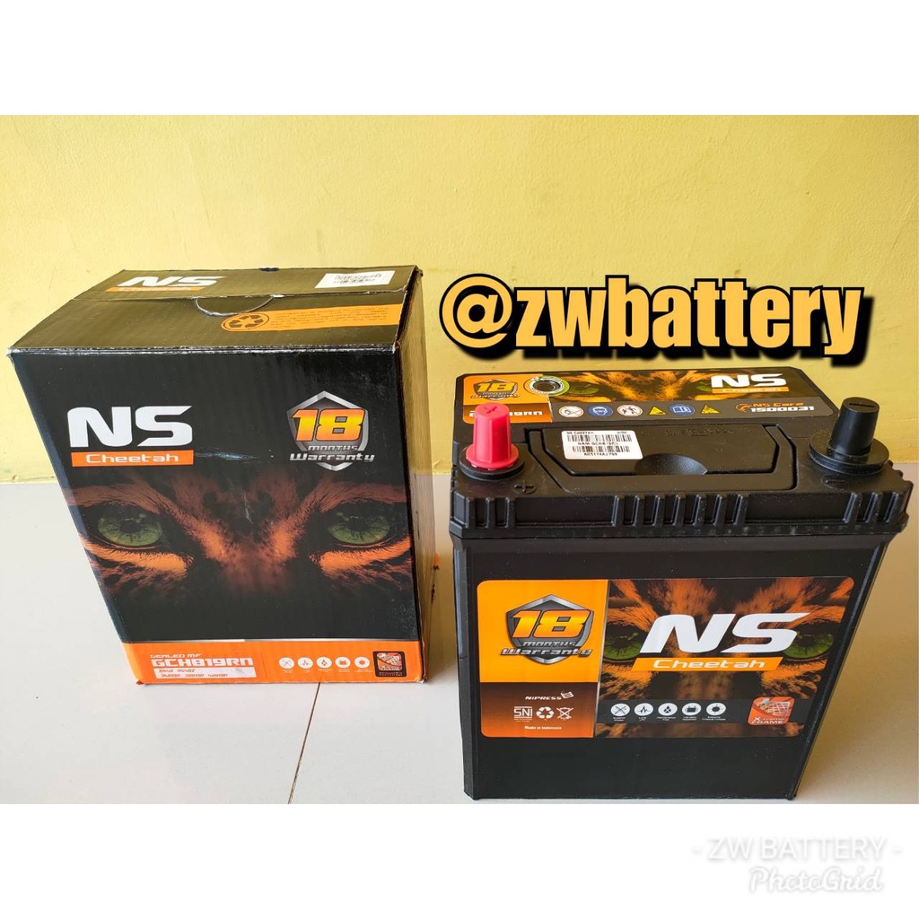 Aki Mobil Terios, Rush, Swift, Carry, APV, Luxio NS40Z NS CHEETAH MF