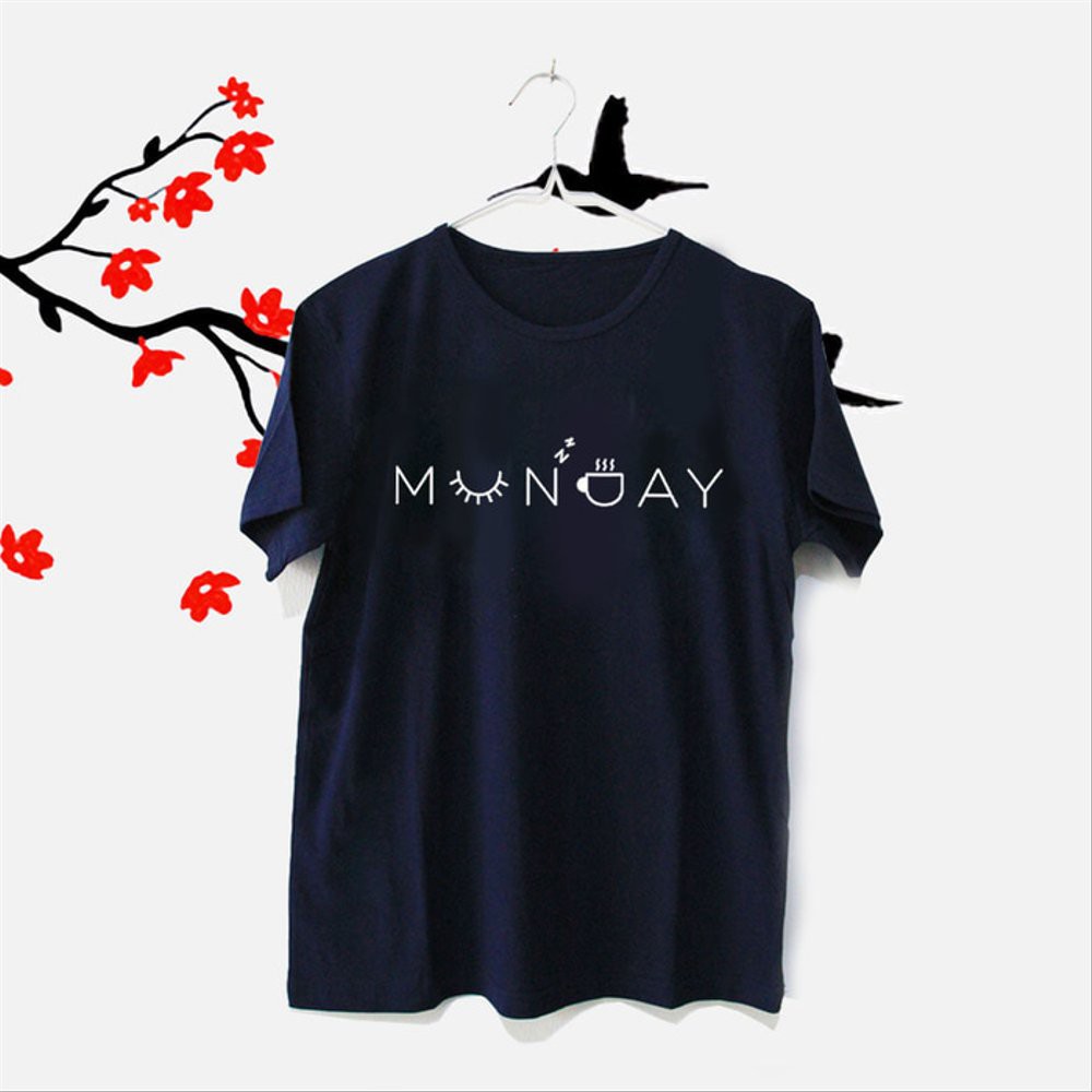 Tshirt Baju Kaos Distro TUMBLR TEE MUNDAY/ kaos Distro Pria Wanita