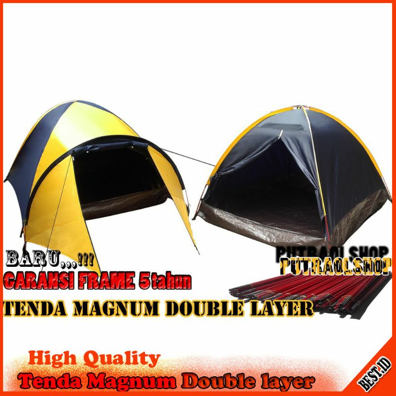 tenda camping magnum/tenda dome double layer