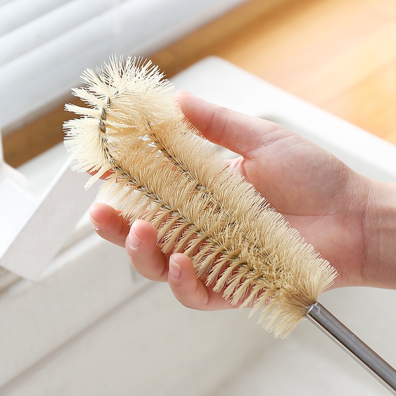 Sikat Pembersih Botol  Kitchen Brush  Sikat Glass Teapot Thermos Cup  Cleaning Brush Long Handle Cup brush No Dead Ends