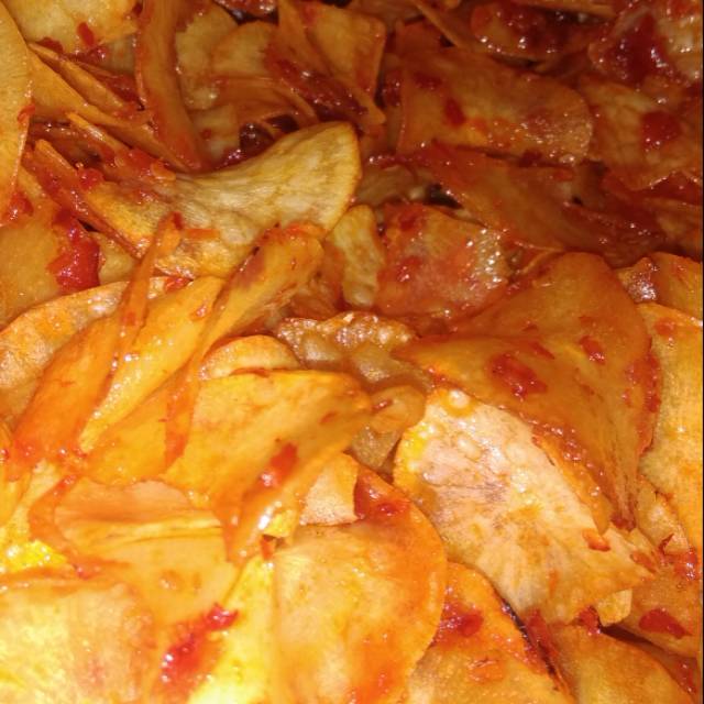 

Kripik singkong bumbu lengket