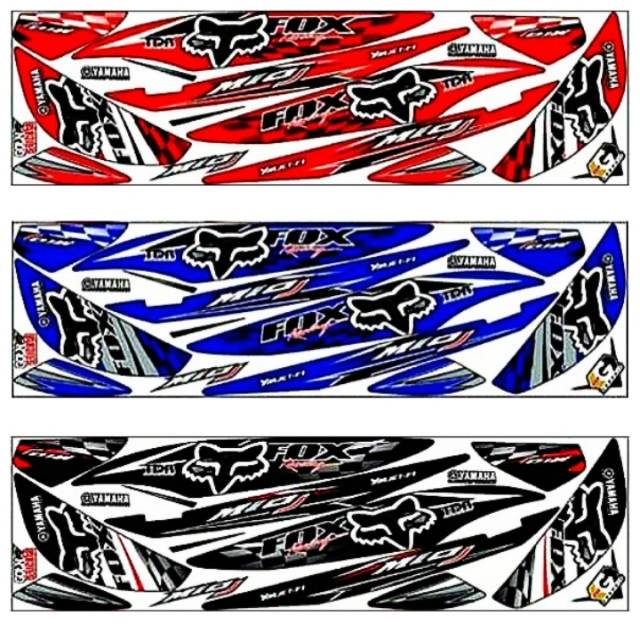 Striping Mio J Variasi Sticker Stiker Scotlite Skotlet Motor List Body List Skotlet List skotlet Lis