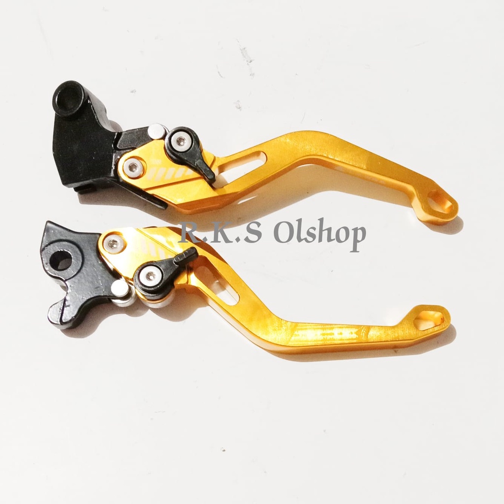 Handle Rem Set Handle Kopling Warna gold Model Jarum Vixion, R15 v3, Scorpio