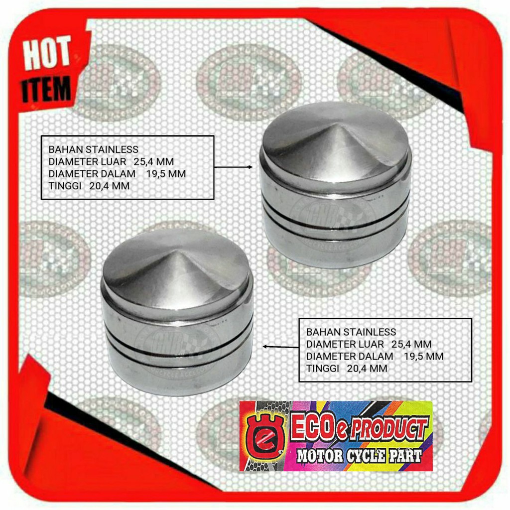 TUTUP BAUT MUR  STAINLESS AS ARM SWING ARM HONDA CB GL GL 100 MAX PRO MEGAPRO