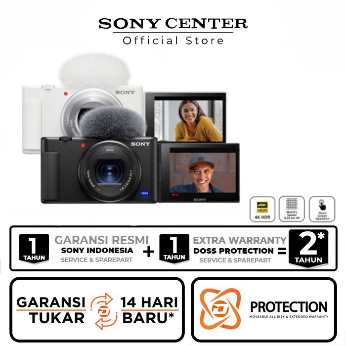 SONY ZV-1 Digital Compact Camera / Sony ZV1 Vlogging Camera 4K Video-1
