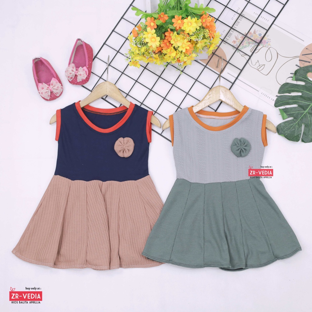 Dress Bilqis uk Bayi 3-18 Bulan / Dres Yukensi Murah Baby Baju Anak Perempuan Gaun Pesta Pakaian kiosbalitaaprilia