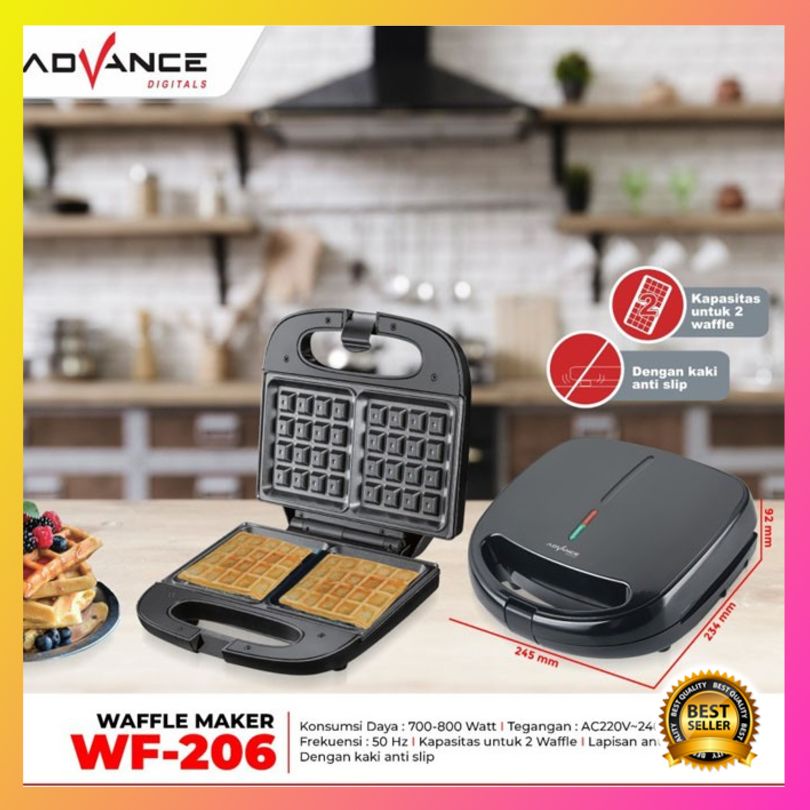 Diskon Advance WF-206 Waffle Maker Pembuat Wafel