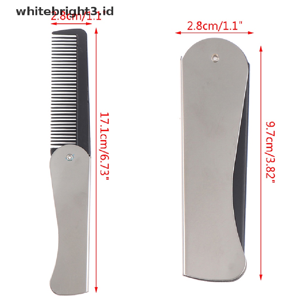 (whitebright3.id) Sisir Lipat Portable Untuk Pijat Kepala