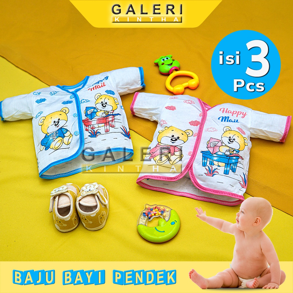 Baju Bayi Laki laki Lengan Pendek Newborn Murah