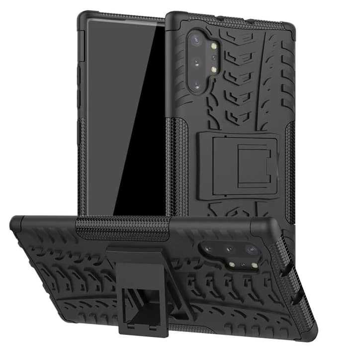 NA - Case Standing Armor Samsung Note 10 Plus - Cover Stand Armor