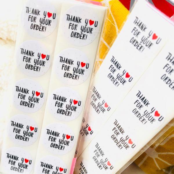 

100pcs Stiker Thank You