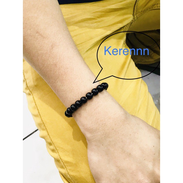 Gelang batu hitam / gelang tangan