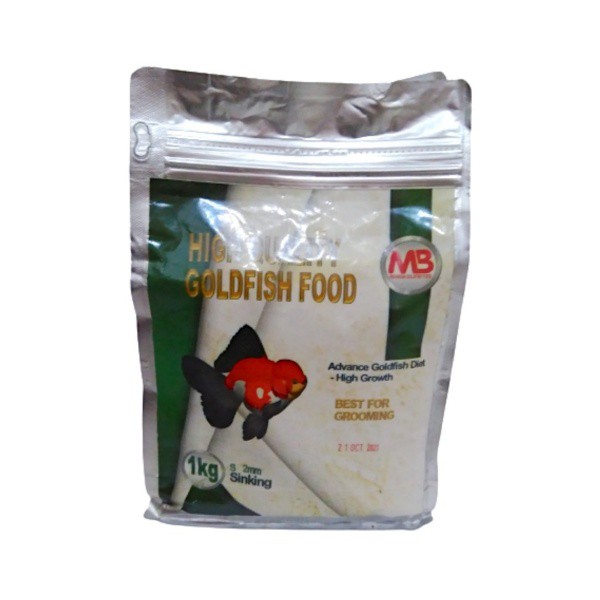 MB Food High Hi Growth 1 kg Pelet Ikan Mas Koki Goldfish Premium 1kg