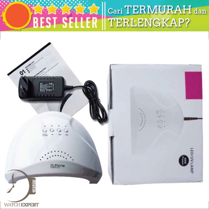 Bisa COD Alat Kecantikan Pengering Kutek Kuku Nail Dryer 48W 30 UV LED - SUNONE CN48W