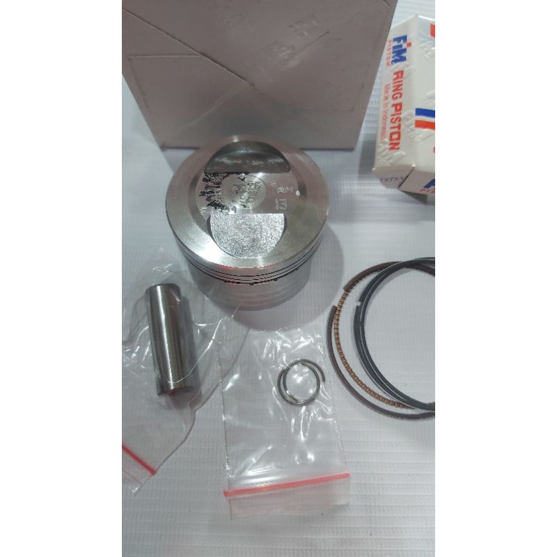 piston FIM 56 pin pen 13 mm plus ring seher kit set kawasaki kaze bisa buat rubahan ke jupiter Z VEG