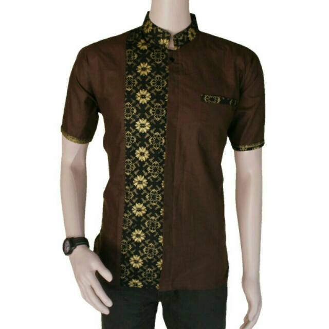 Baju koko batik/ koko batik lengan pendek/ baju koko batik pekalongan