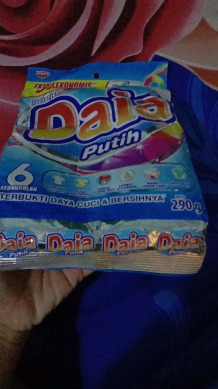 Daia 5000 Kemasan Detergent Hemat Putih/ungu/pink